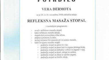 DOTIK ZDRAVJA Urška Dermota s.p. DOTIK ZDRAVJA Urška Dermota s.p.